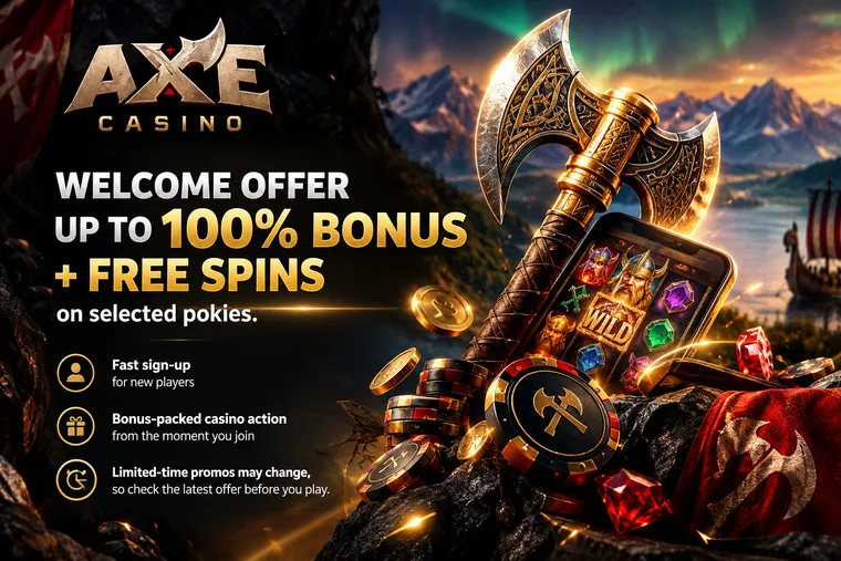 promo bonus by Axe Casino